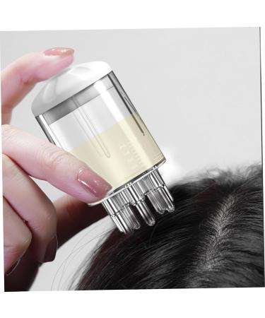 2 in 1 Hair Oil Applicator Bottle for Hair Growth - Scalp Oil Dispenser with Clear Scale & 5 Rebound Columns - Buy Online on GoSupps.com