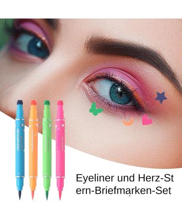 Generisch Makeup eyeliner pencil - Long-lasting stamp - Double-ended - For dates travel everyday life parties - Buy Online on GoSupps.com