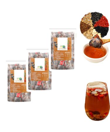 Kidney Tea Formula Ginseng Six Treasure Tea Ginseng Moist Tea for Men Traditional Healthy Kidney Cleansing Tea for Men & Women (3 bag)