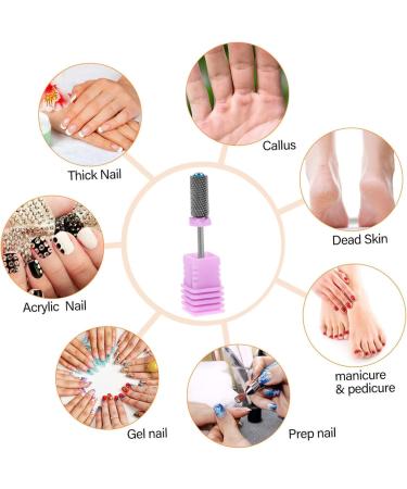 Nail Drill Bits Carbide Drill Bits for Nails Acrylic Drill Bits Nail Bits Cuticle Drill Bits for Nails Safety Bits for Nail Drill Manicure Nail Clippers Tungsten Steel 0.6x0.6x4.2cm As Shown2 - Buy Online on GoSupps.com