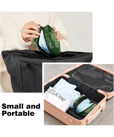 Happy St. Patrick's Day Menstruation Bag with Zipper Stylish Tampon & Napkin Collection Bag for Women & Girls - Buy Online on GoSupps.com