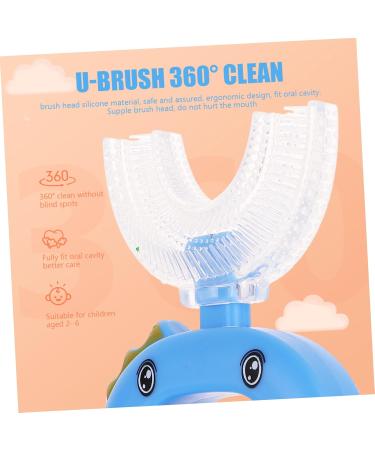 Gatuida 10 pcs Children's Shaped Toothbrush Set - Portable U-Toothbrushes for Kids | Durable & Easy Clean PP Material - Buy Online on GoSupps.com