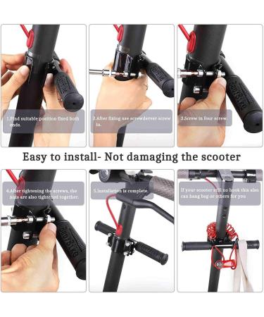 Child Handrail Grip Bar for Xiaomi M365 Electric Scooter - Adjustable Kids Handle Accessory in Black - Buy Online on GoSupps.com