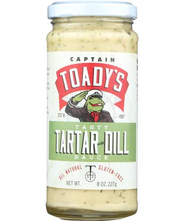 CAPTAIN TOADYS Tartar Sauce Dill, 8 OZ