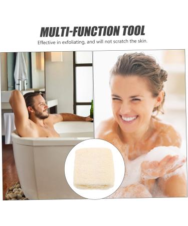Loofah Back Brush Head - Exfoliating Bath Scrubber & Towel for Body Cleaning - Travel-Friendly Loofah for Effective Bathing - Buy Online on GoSupps.com