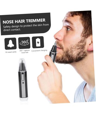 FRCOLOR 2 Pieces 2 Best Nose Hair Trimmer Hair Clipper Ear Hair Trimmer And Ear Trimmer Nose Trimmer Electric Set Mediumx2pcs Blackx2pcs - Buy Online on GoSupps.com