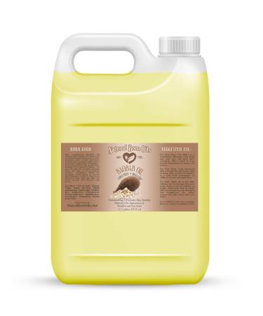 Natural Born Oils Baobab Oil 1 Gallon Organic Cold-Pressed Nutrient-Dense Deep Moisturizing for Skin Hair Revitalizer