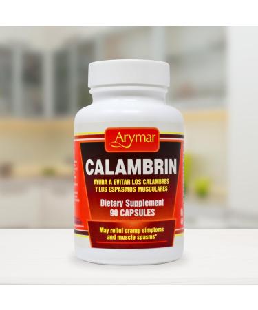 Buy Arymar Calambrin 90 Capsules - Best Nutritional Supplement for Muscle Health | International Shipping Available - Buy Online on GoSupps.com