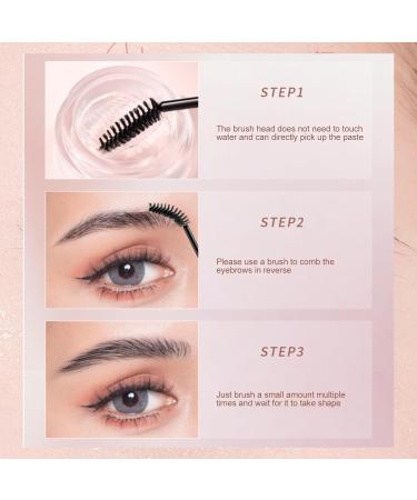 GUANGLU Brow Soap For Eyebrow 10g Transparent Eyebrow Cream Efficient Clear Eyebrow Shaping Wax Natural Long-lasting Eyebrow Styling Soa - Buy Online on GoSupps.com