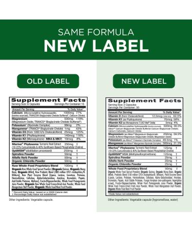 EMERALD LABS Osteo Bone Health - Immune Support & Bone & Joint Supplement with Vitamin D3 K2 Calcium Magnesium OptiMSM Meriva Phytosome & More - 90 Vegetable Capsules 90 Count (Pack of 1) - Buy Online on GoSupps.com