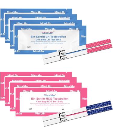 Buy Misslan 50 Ovulation & 20 Pregnancy Test Strips - Accurate Detection with 25miu/ml Sensitivity & Weekly Monitoring - Buy Online on GoSupps.com