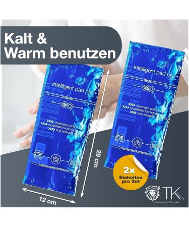 Buy 6x XXL Cooling Pads - Made in Germany | Gel Cooling Packs for Pain Relief & Fever - Ideal for Wisdom Teeth - Large Size for All Ages - Buy Online on GoSupps.com