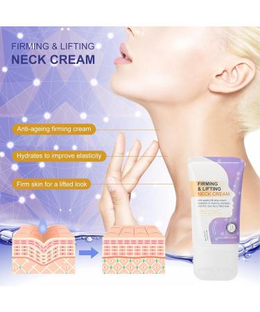 Neck Firming Cream Double Roller Anti Aging Nourishing Lifting Moisturizing for Skin Elasticity Rejuvenation with Roller Tightening Serum Face - Buy Online on GoSupps.com