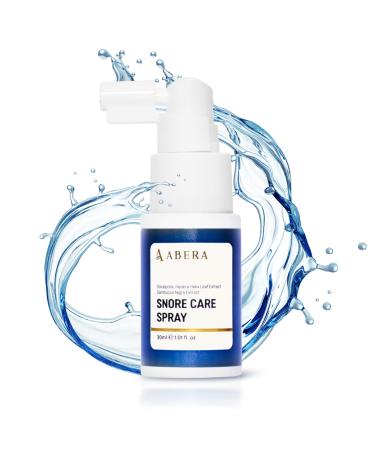 ABERA Snore Care Spray Natural Herbal Anti Snoring Devices for Throat Anti Snoring Solution for Better Breathing Relief Effective Sleep Aid Snore Reduction (1.01 Fl Oz)