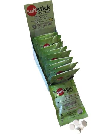 SaltStick Fas Chews electrolytic chewing tablets Box 12 rolls of 16.2g lemon - Buy Online on GoSupps.com