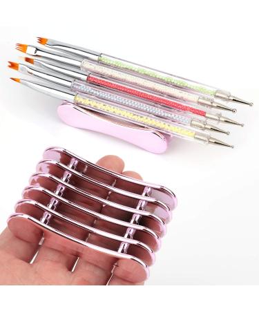 MWOOT 3STK Nail Brush Holder Stand - Manicure & Nail Art Accessories for Perfect Brush Management - Buy Online on GoSupps.com