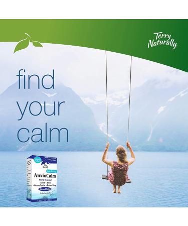 Terry Naturally AnxioCalm 40mg - 2 Pack (90 Servings) | Non-Addictive Anxiety & Stress Relief | Non-Drowsy Formula for Worry, Restless Sleep | Non-GMO, Gluten-Free - Buy Online on GoSupps.com