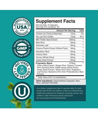 Bundle of High Strength Hawthorn Berry Capsules with Leaf & Flower Extract 4:1 for Healthy Heart & Digestion and Liver Cleanse Detox & Repair - Milk Thistle Supplement for Digestion & Immune Health - Buy Online on GoSupps.com