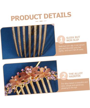 Beatifufu Opal Comb Bridal Hair Comb Side Combs for Women Metal Combs for Hair Women Bridal Hair Accessories Comb Wide Tooth Side Hair Combs Hair Comb Clip Comb Hair Clip Tooth Comb - Buy Online on GoSupps.com