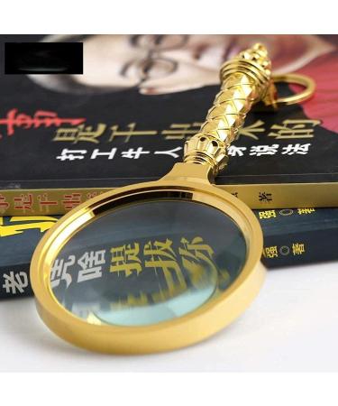 Ultra Recognizable Magnifying Glass 80Mm Hand Flower Handle Older Glasses for Reading Crafts Repair Magnifier Lofty Ambition - Buy Online on GoSupps.com