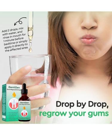 Manolyee Teeth Gum Repair | Liquid Gum Relief for Oral Gum Care 1.01oz - Natural Oral Care Drops for Regrowth - Buy Online on GoSupps.com