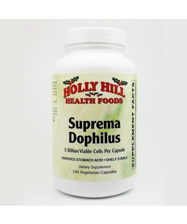 Holly Hill Health Foods Suprema Dophilus 240 Vegetarian Capsules
