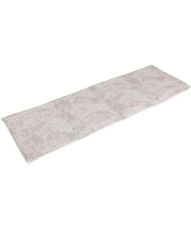 Rapeseed Pillow 4-Chamber 20x60cm - 2-in-1 Heat & Cold Pad | Shabby-Chic Grey-Beige Grain Pillow for Ultimate Comfort - Buy Online on GoSupps.com