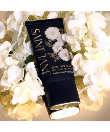 SAINT JANE Luxury Sun Ritual SPF 30 Mineral Sunscreen | Pore Smoothing Floral-Infused Clean Skincare (1.7 oz) - International Shipping Available - Buy Online on GoSupps.com