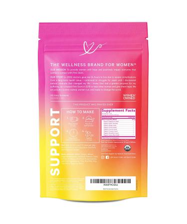 Pink Stork Bloat Tea - Organic Digestive Relief & Metabolism Support for Women | Energy Boost | Women-Owned | Mixed Berry | 30 Cups - Buy Online on GoSupps.com