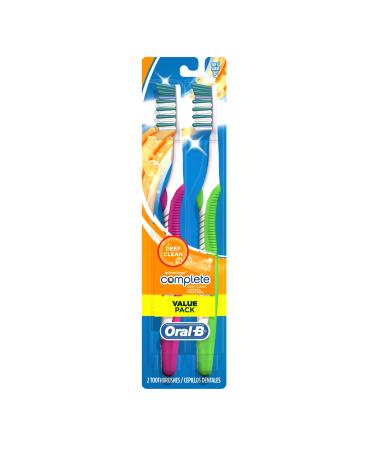 Oral-B Advantage Plus Value Pack! Toothbrush Soft Regular Head (2-Pack) 40 Soft/Regular