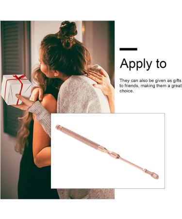 Stainless Steel Spring Ear Cleaner - Golden Ear Scope & Spoon for Household Ear Wax Removal - Buy Online on GoSupps.com