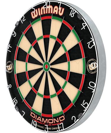 Winmau Diamond Plus Tournament Bristle Dartboard - Premium Quality for Serious Players - Buy Online on GoSupps.com