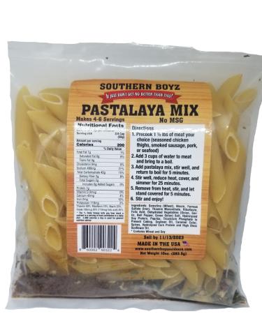 Southern Boyz Outdoors Seasonings Pastalaya Mix With Penne, 10 Ounce Bag (No MSG Blend - Makes 4-6 Servings)