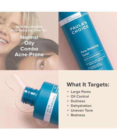 Paula's Choice 2% BHA Liquid Exfoliant & Skin Balancing Toner Set | Minimizes Pores with Salicylic Acid & Niacinamide | Combo & Oily Skin | Fragrance & Paraben-Free - Buy Online on GoSupps.com