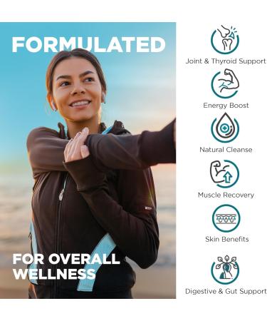 Nutrivein Premium Sea Moss Capsules & Resveratrol Supplement Bundle: High-Absorption Resveratrol Capsules and Irish Sea Moss for Digestion, Vitality, & Repair - Buy Online on GoSupps.com