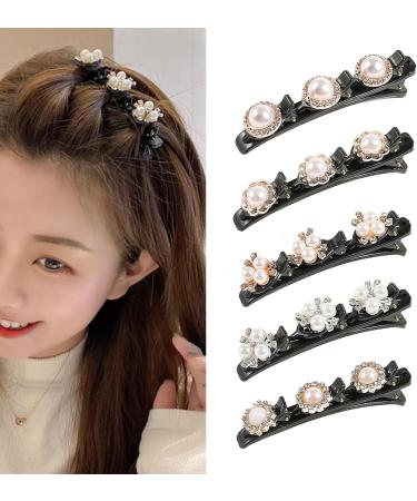 Delicate Hair Clips Sectioning Hair Clips For Thick Thin Hair Daily Use Hair Sectioning Gifts For Women Girls Hair Cli Camellia Black - Buy Online on GoSupps.com
