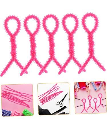 Baluue 50 Pcs Perm Tools Hair Crimper Curling Wand Hair Rollers Hair Curler Crimper Hair Tool 15.00X0.60X0.60CMx5pcs Rosyx5pcs - Buy Online on GoSupps.com