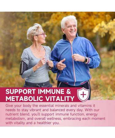 Iron Zinc Copper Supplements for Women & Men Mineral Gummies with Vitamin A B5 B6 C D3 B12 for Adults & Kids Boost Energy Support Immunity & Bone Health Sugar Free Cherry Flavor 60 Count - Buy Online on GoSupps.com