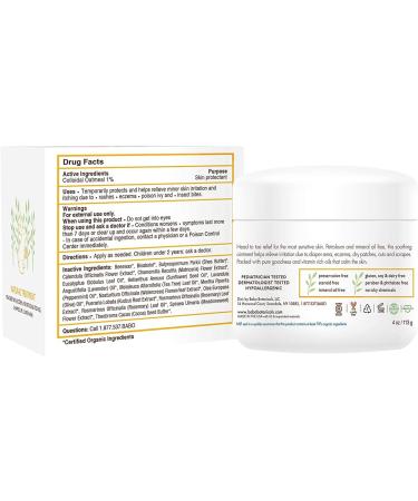 Babo Botanicals Sensitive Baby Healing Ointment - Fragrance-Free, Organic, Colloidal Oatmeal - 4 oz - Buy Online on GoSupps.com