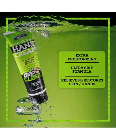 Grip Clean Ultra-Moisturizing Hand Cream for Men | Natural Ingredients, Non-Greasy Formula for Dry, Cracked Hands (4.5oz) - Buy Online on GoSupps.com