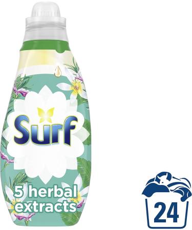 Surf Concentrated Liquid Laundry Detergent with 5 Herbal Extracts & Essential Oils - Lavender Scent, 648ml (24 Washes) - Buy Online on GoSupps.com