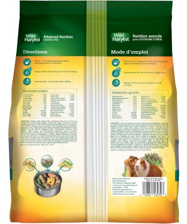 Wild Harvest Advanced Nutrition Diet Guinea Pig 4lb Yellow 1 g (Pack of 1) Wild Harvest Advanced Nutrition Diet Guinea Pig - Buy Online on GoSupps.com