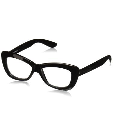 A.J. Morgan womens CRUSHED Reading Glasses Black 2.25 US