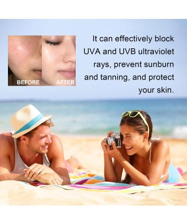 Sunscreen Spf 100 Face and Body Care Sunscreen Refreshing Moisturizing Non-Greasy with UVB/UVA Sunscreens 50g for Travel Daily Sun Protection (5 Pieces) - Buy Online on GoSupps.com