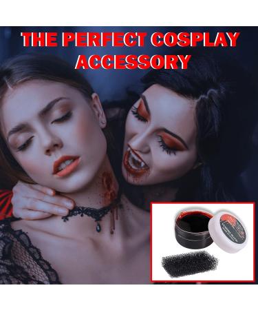 Fake Blood Gel Kit - SFX Makeup for Halloween Zombies Vampires & Cosplay | 30g - Buy Online on GoSupps.com