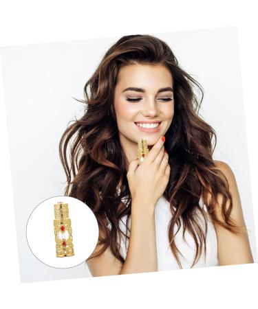 POPETPOP Retro Perfume Bottle - Sandalwood Essential Oils Mini Glass Vial with Aerosol Spray - 0.1 Oz Travel Size Crystal Decor - Buy Online on GoSupps.com