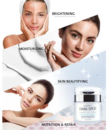 Dark Spot Remover Duo for Face & Body - Serum + Cream Combo | Targets Age Spots Melasma Sun Spots Hyperpigmentation | Niacinamide & Natural Extracts for Women & Men - Buy Online on GoSupps.com