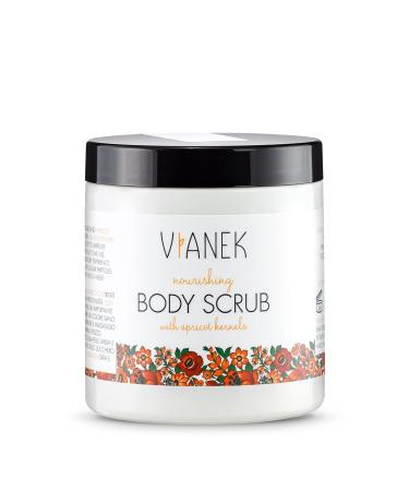 Vianek nourishing and smoothing body peeling.Body peeling in pimples on the back & body impure skin & ingrown hair.Vegan natural cosmetics size 265g.apricot