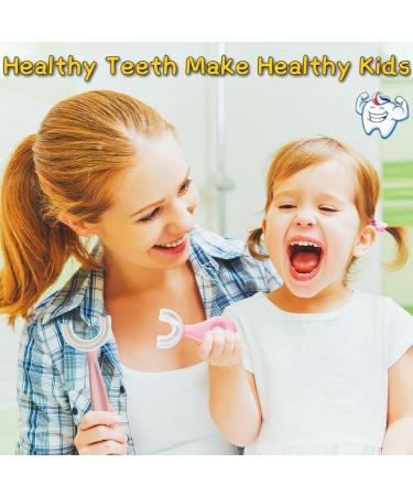 YOTEE U-Shaped Toothbrush for Kids - 2 PCS Toddler Toothbrush - Better Dental Hygiene for Children - Buy Online on GoSupps.com