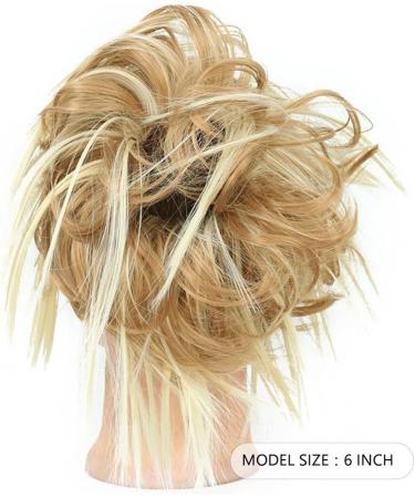 Hair Bun Hairpiece for Women Messy Hair Bun Hair Pieces Hair Scrunchies Extension Curly Hairpiece Wavy Messy Synthetic Chignon for Women Tousled Updo Hair Chignons(4A) - Buy Online on GoSupps.com